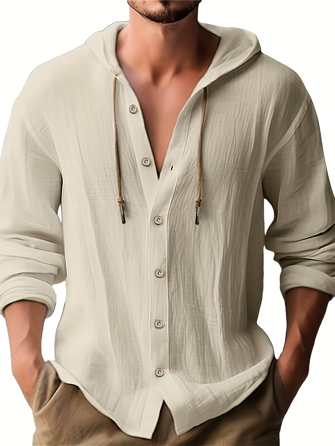 Jerry | Casual Cotton Hooded Shirt