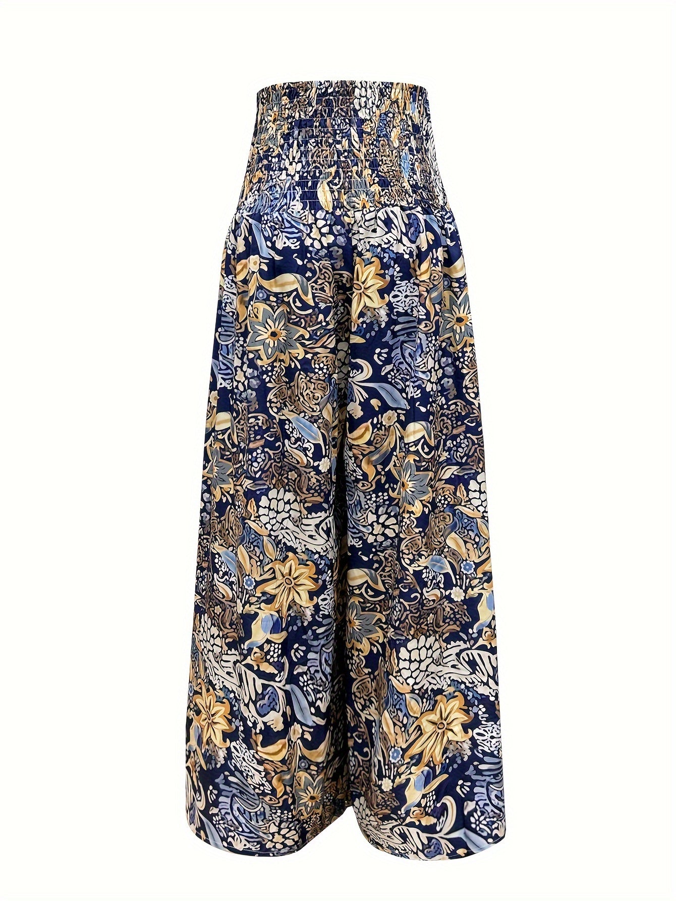 Mary | Boho Floral Print Pants