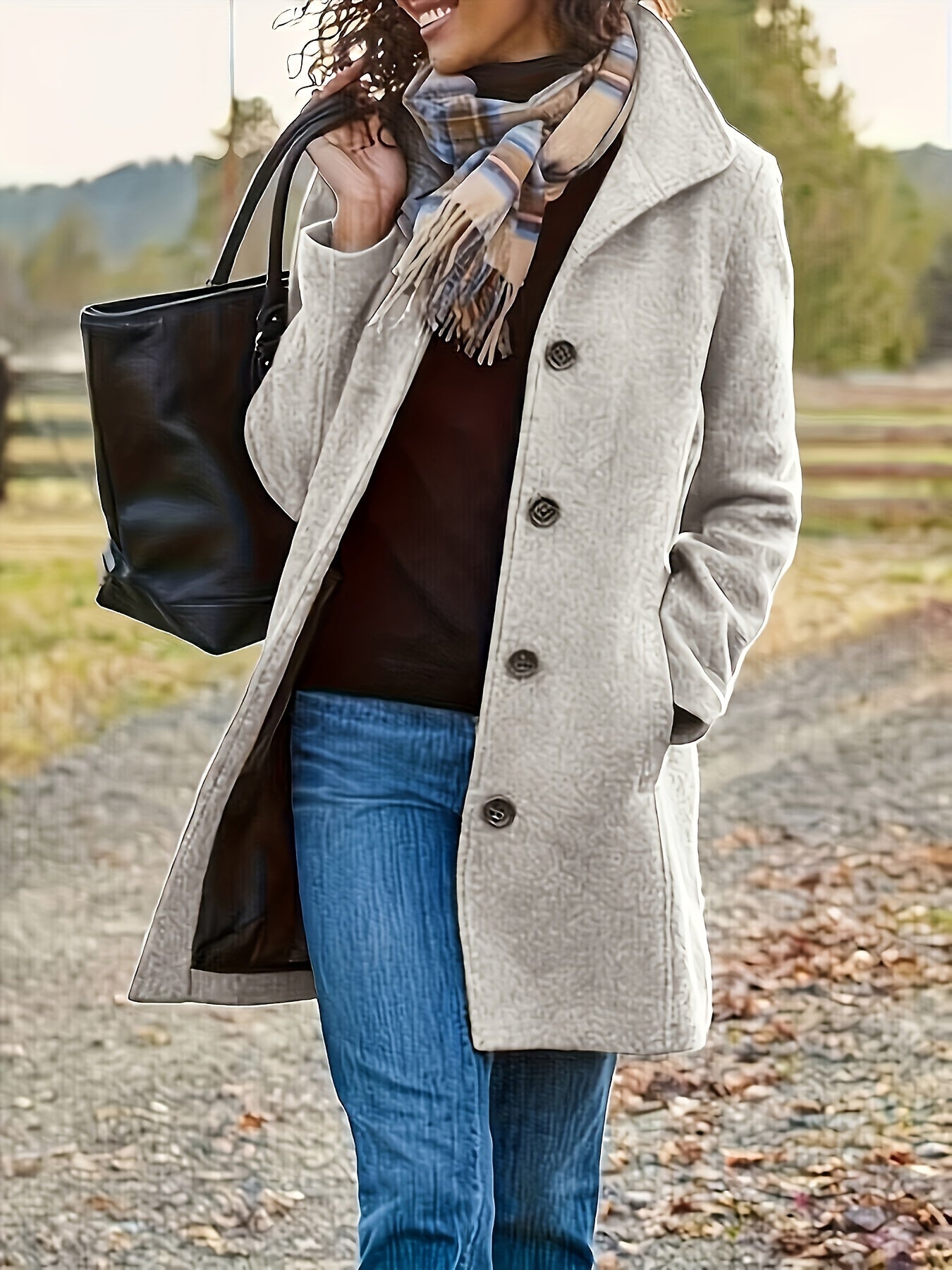 Penelope | Elegant Fleece Coat