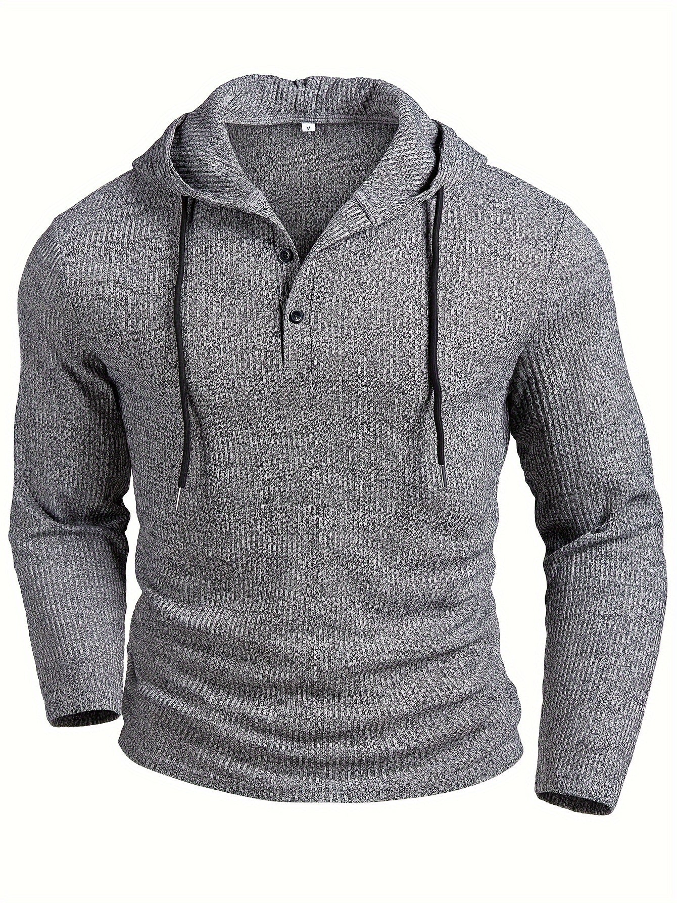 Aaron | Ribbed Long Sleeve Hooded