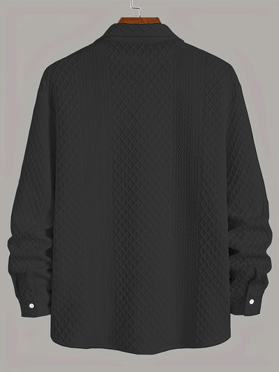 Dustin | Classic Stretch Knit Long Sleeve Shirt