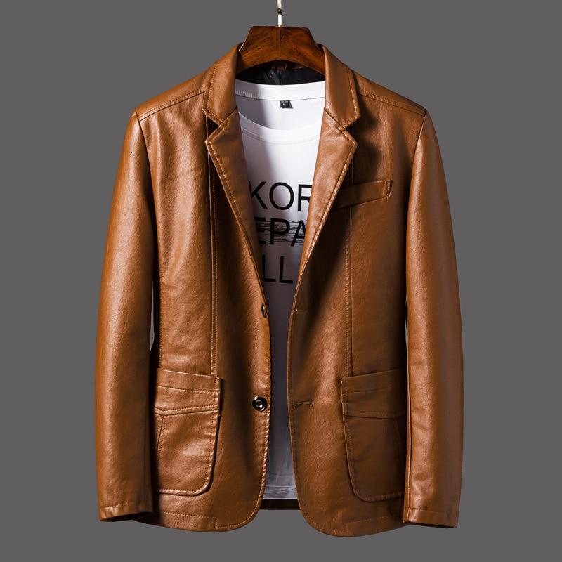 Peter | PU Leather Men’s Blazer