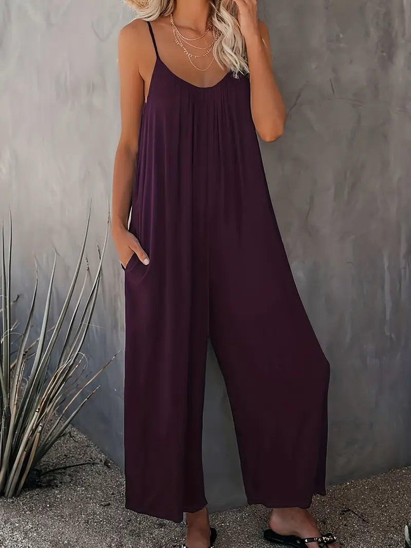 Zoe | Spaghetti Strap Jumpsuit