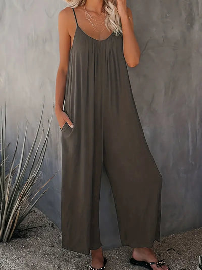 Zoe | Spaghetti Strap Jumpsuit