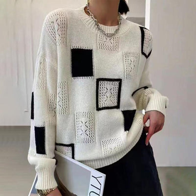 Claire | Geometric Sweater