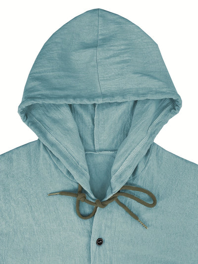 Jerry | Casual Cotton Hooded Shirt