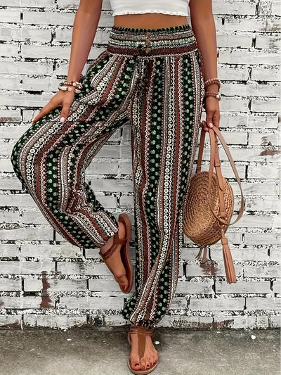 Margaret | Summer Tribal Print Pants