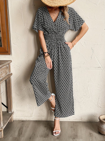 Grace | Printed Wide-Leg Jumpsuit