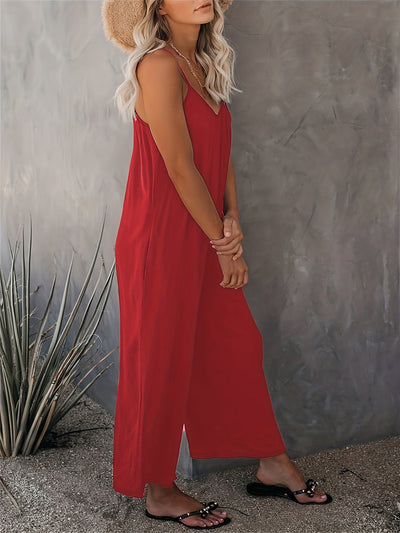 Zoe | Spaghetti Strap Jumpsuit