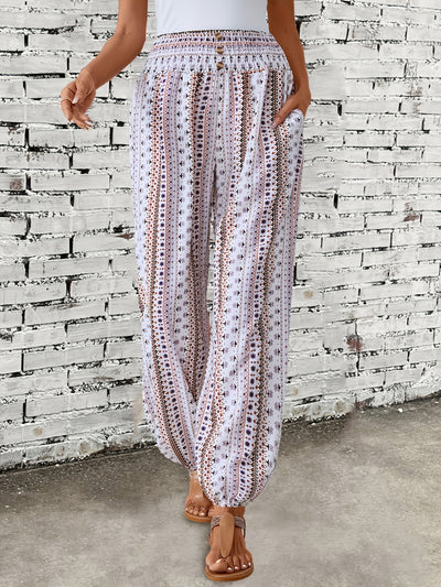 Margaret | Summer Tribal Print Pants