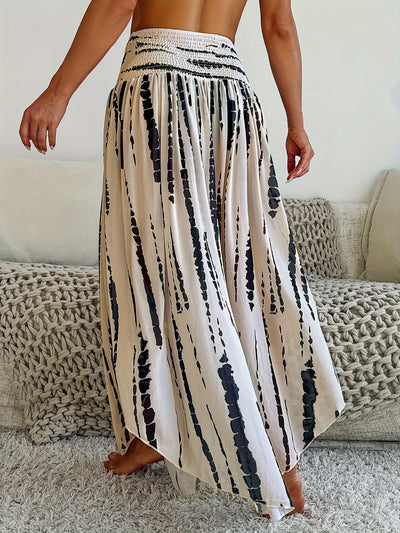 Samantha | Flared Waist Pleated Long Skirt