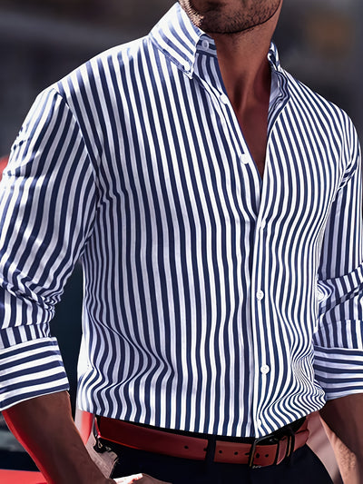 Dylan | Striped Long Sleeve Shirt