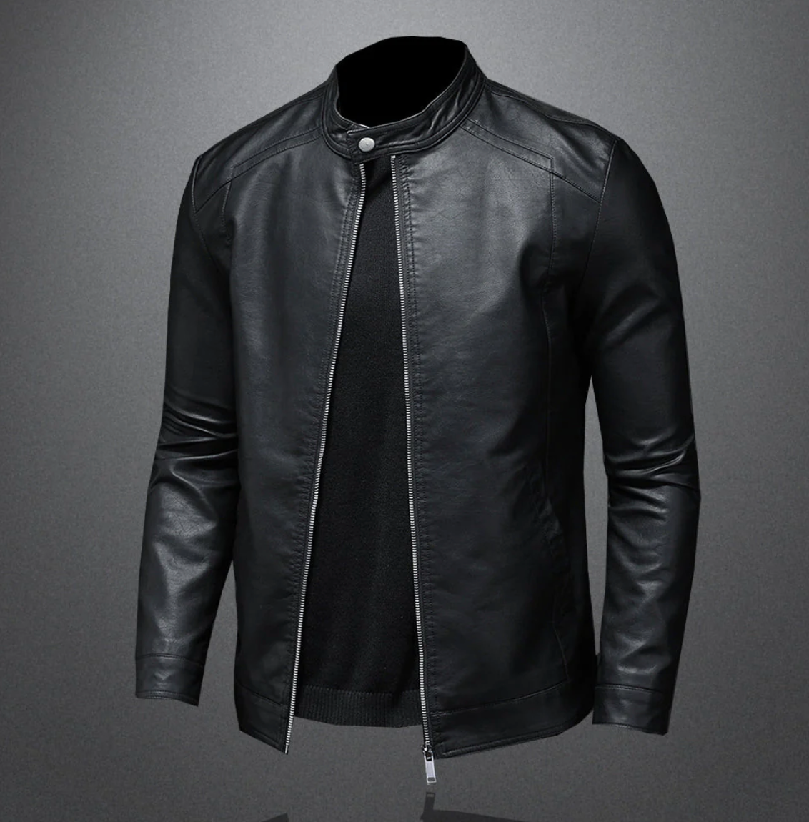 Jasper | PU Leather Biker Jacket