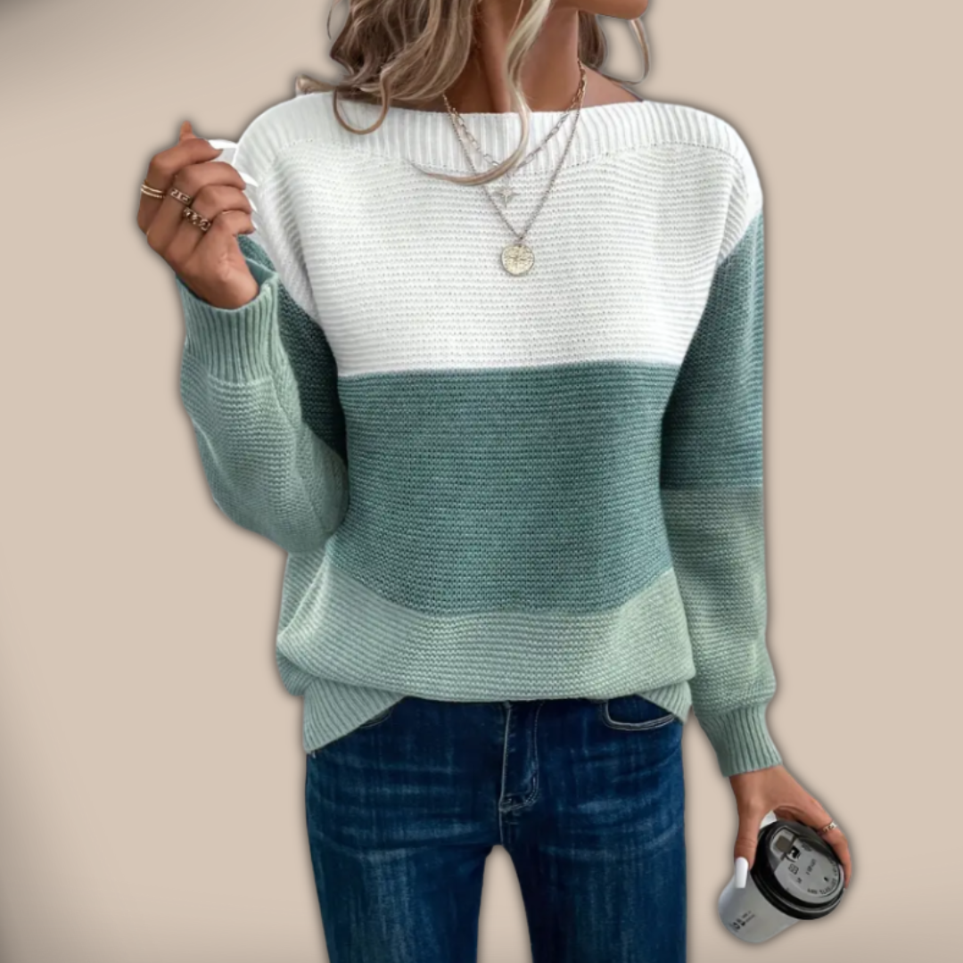 Calista - Elegant Long-Sleeve Sweater