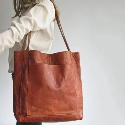 Sara | PU Leather Tote Bag