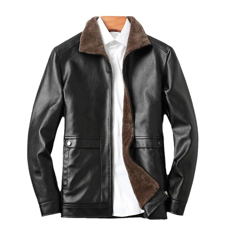 Josh | Comfortable PU Leather Jacket