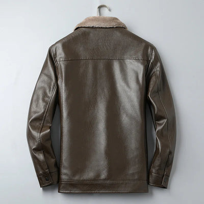 Josh | Comfortable PU Leather Jacket