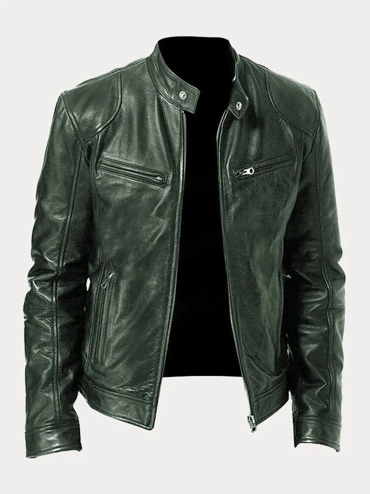 Maxson | PU Leather Casual Jacket