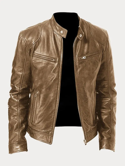 Maxson | PU Leather Casual Jacket