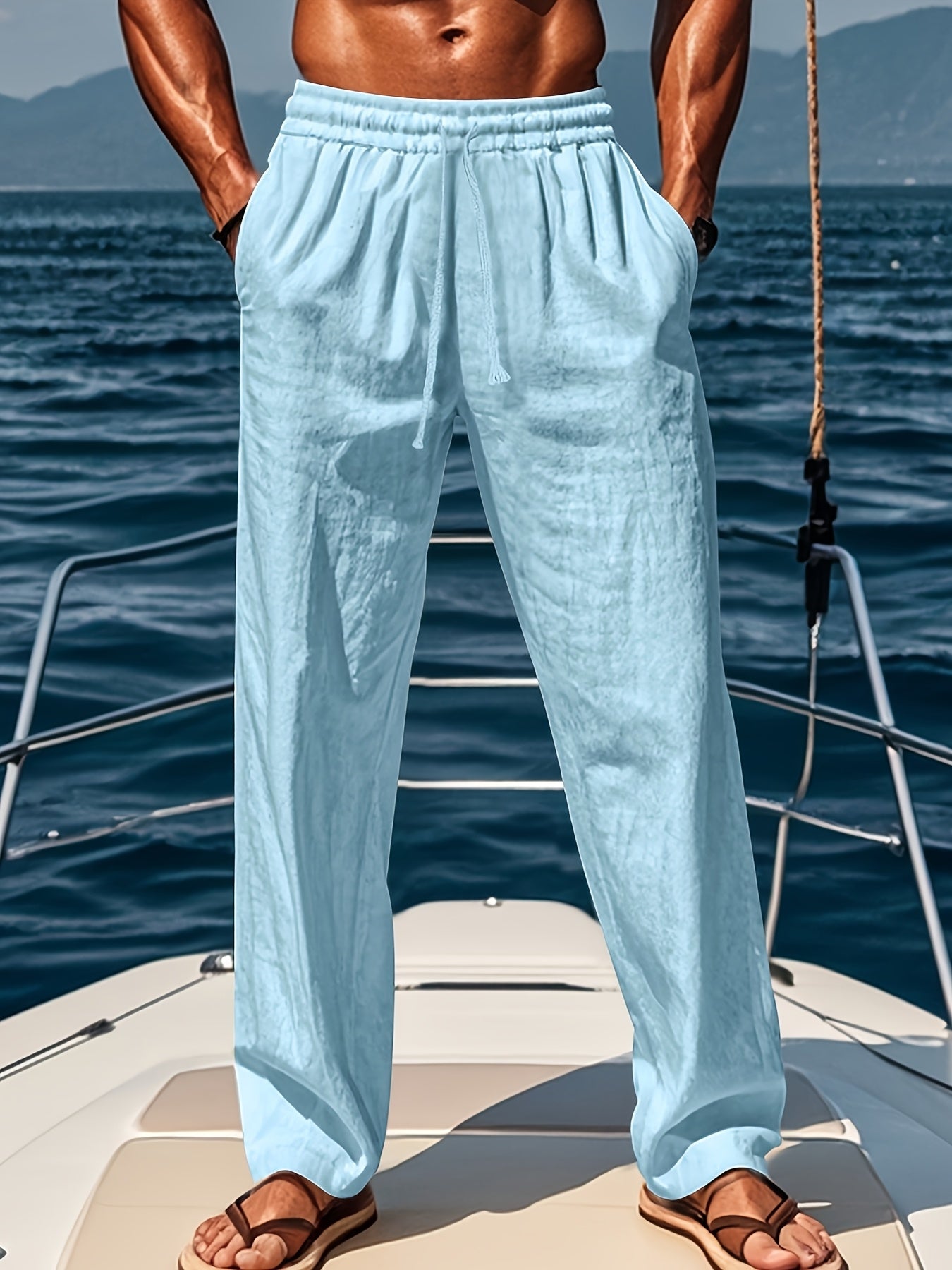 Ryan |  Linen Drawstring Pants