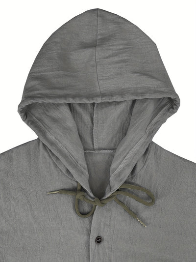 Jerry | Casual Cotton Hooded Shirt