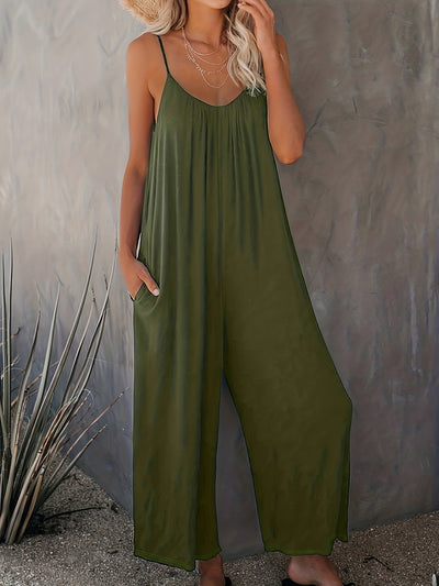 Zoe | Spaghetti Strap Jumpsuit