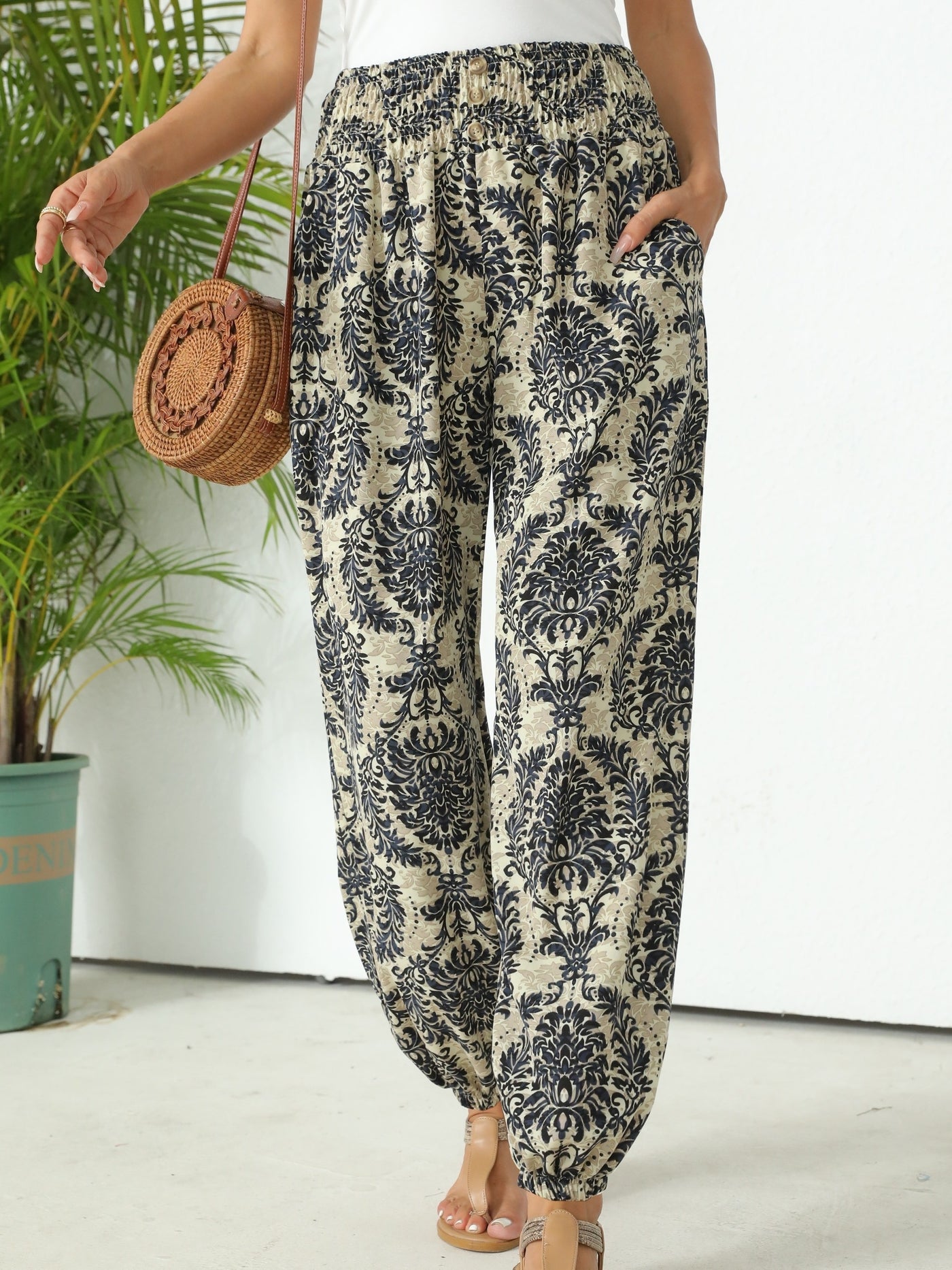 Margaret | Summer Tribal Print Pants