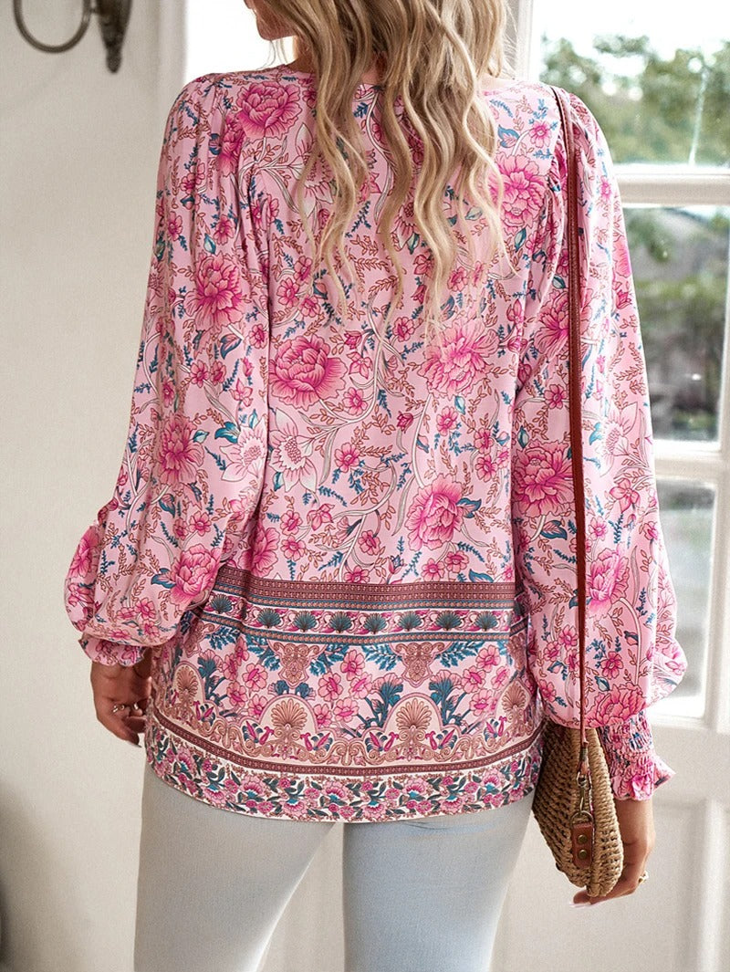 Lacey | Summer Floral Top