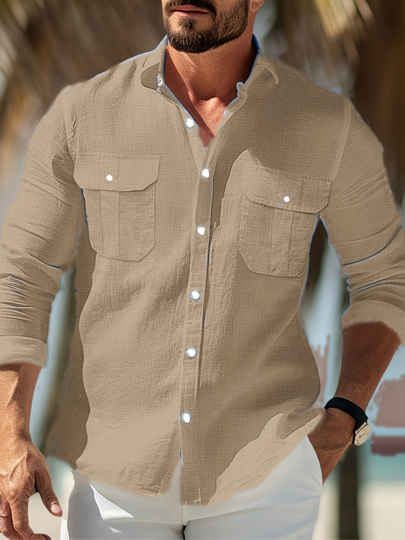 Derek | Casual  Long Sleeve Shirt