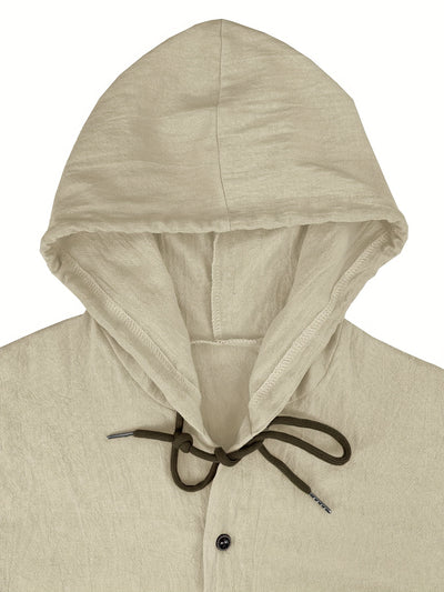 Jerry | Casual Cotton Hooded Shirt