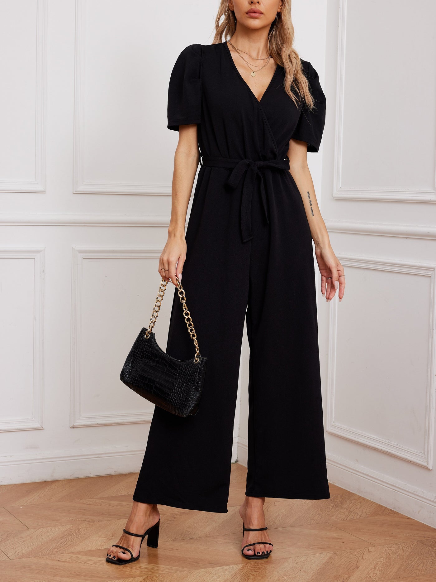 Nova | Elegant Belted Jumpsuit