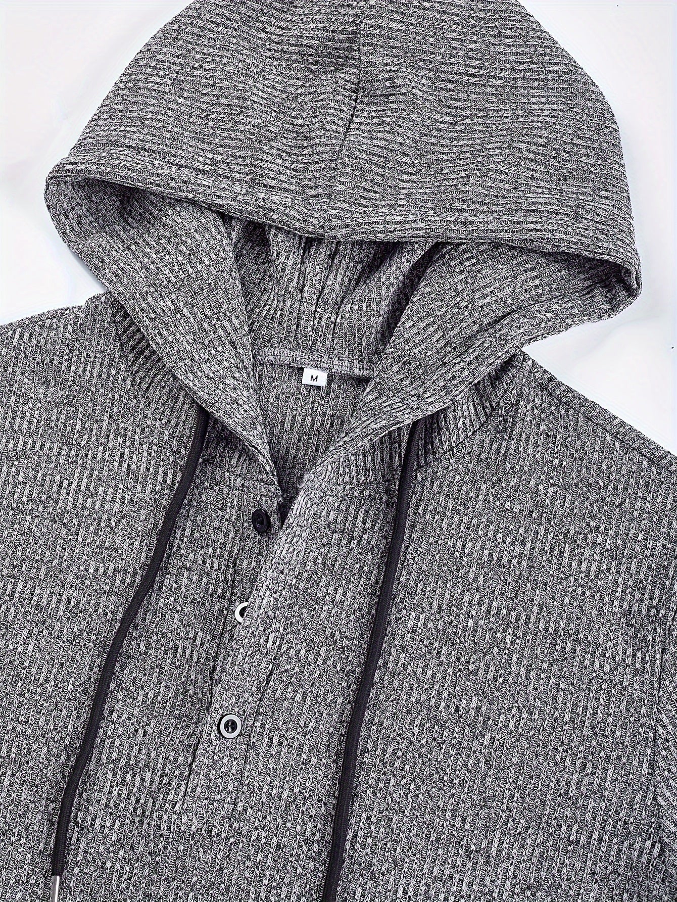 Aaron | Ribbed Long Sleeve Hooded