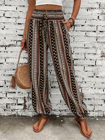 Margaret | Summer Tribal Print Pants