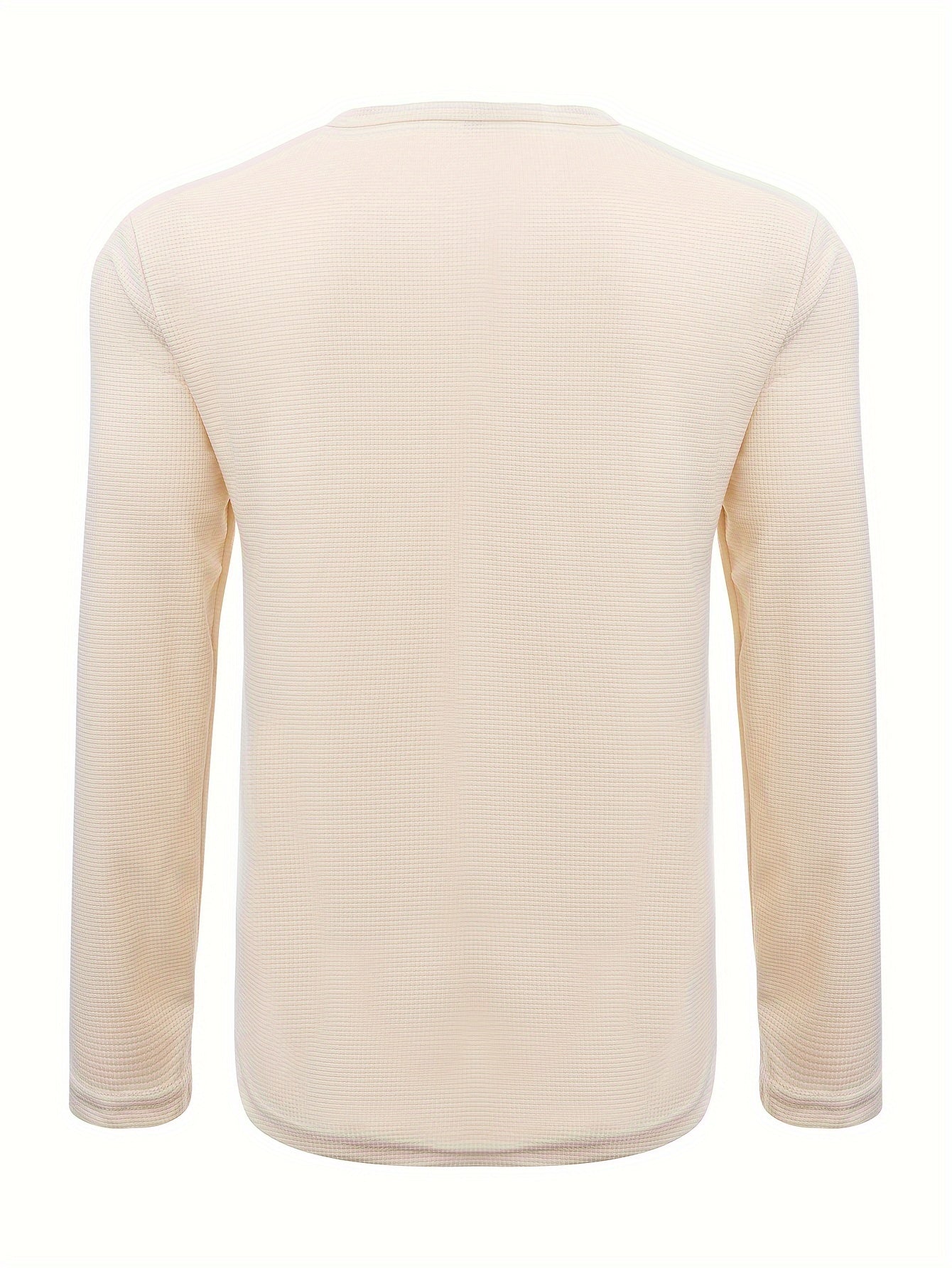 Tyler | Waffle V-Neck Long Sleeve