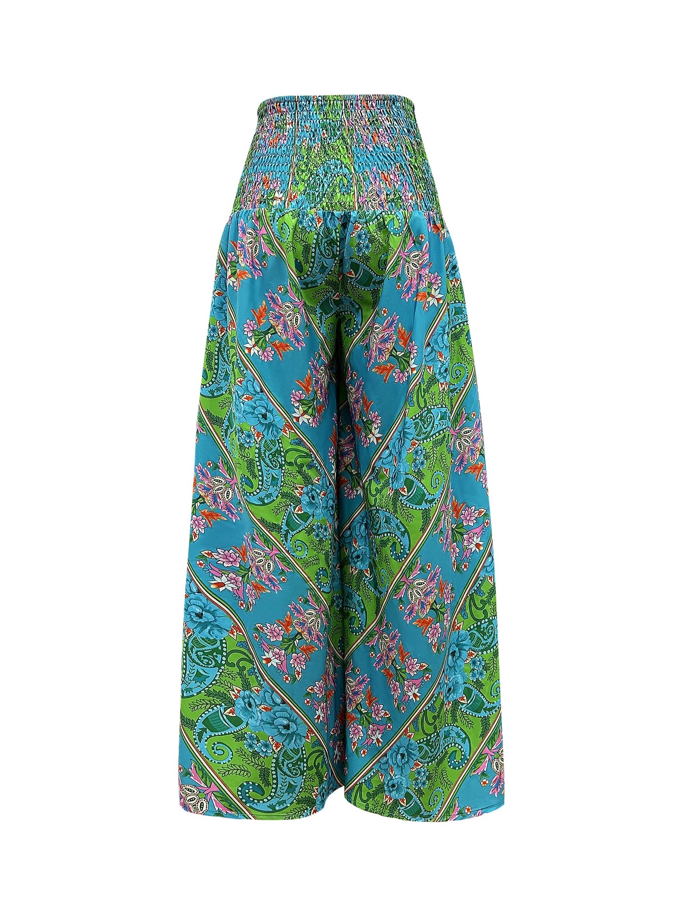 Mary | Boho Floral Print Pants