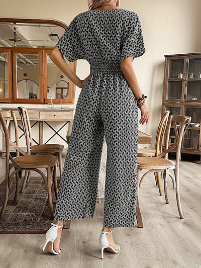 Grace | Printed Wide-Leg Jumpsuit