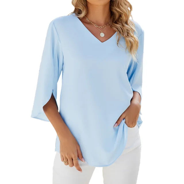 Camille | V-neck Blouse