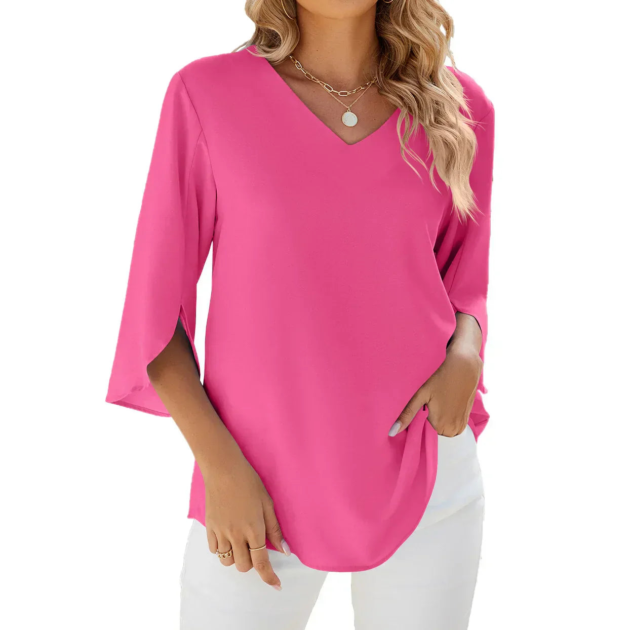 Camille | V-neck Blouse