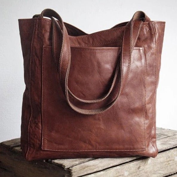 Sara | PU Leather Tote Bag