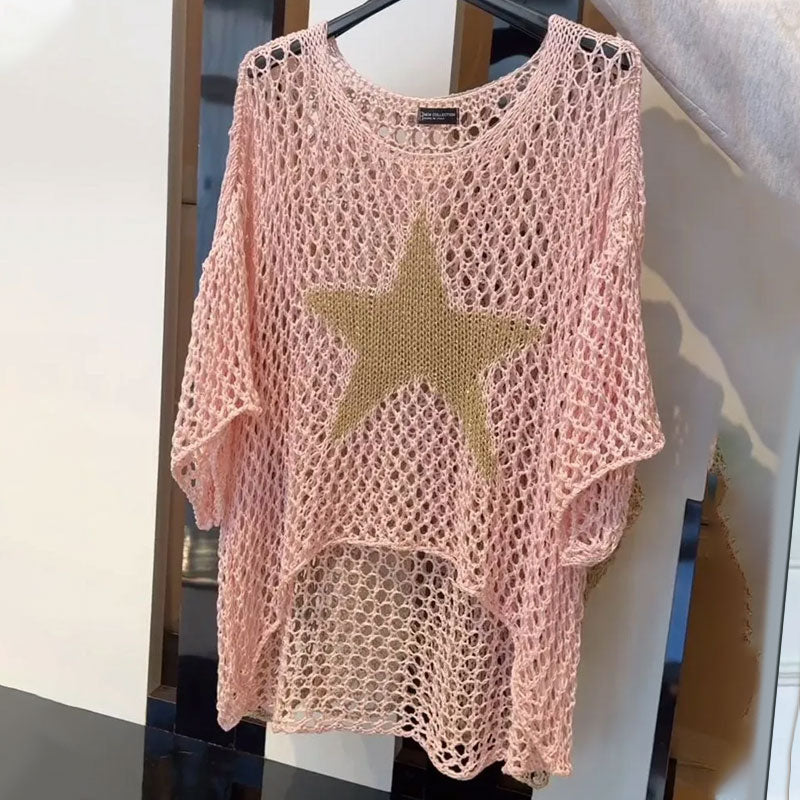 Lauren | Starry Knit Top